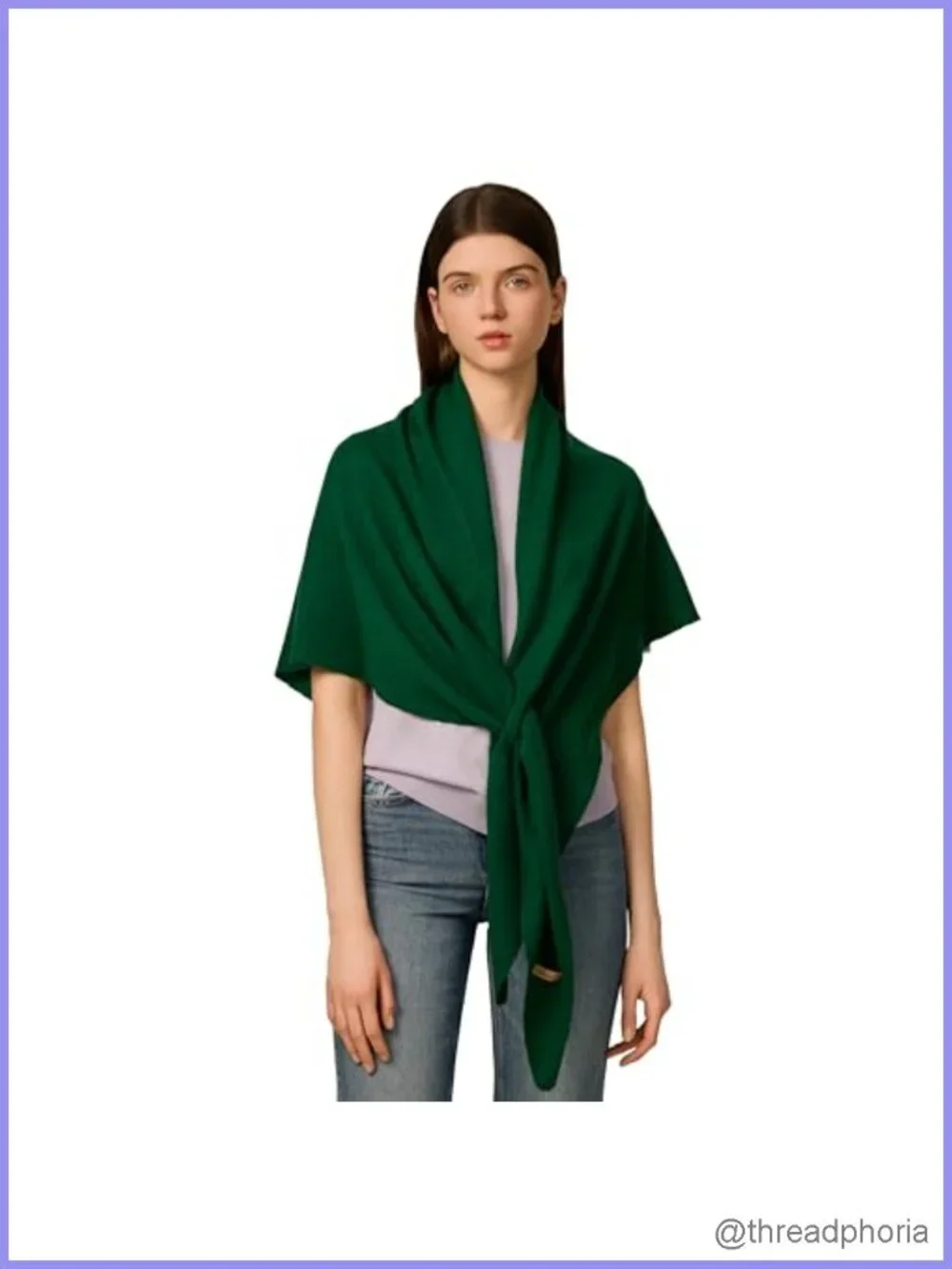 Cashmere Wool Blend Shawl Wraps for Women Triangle Scarf Oversized Pashmina